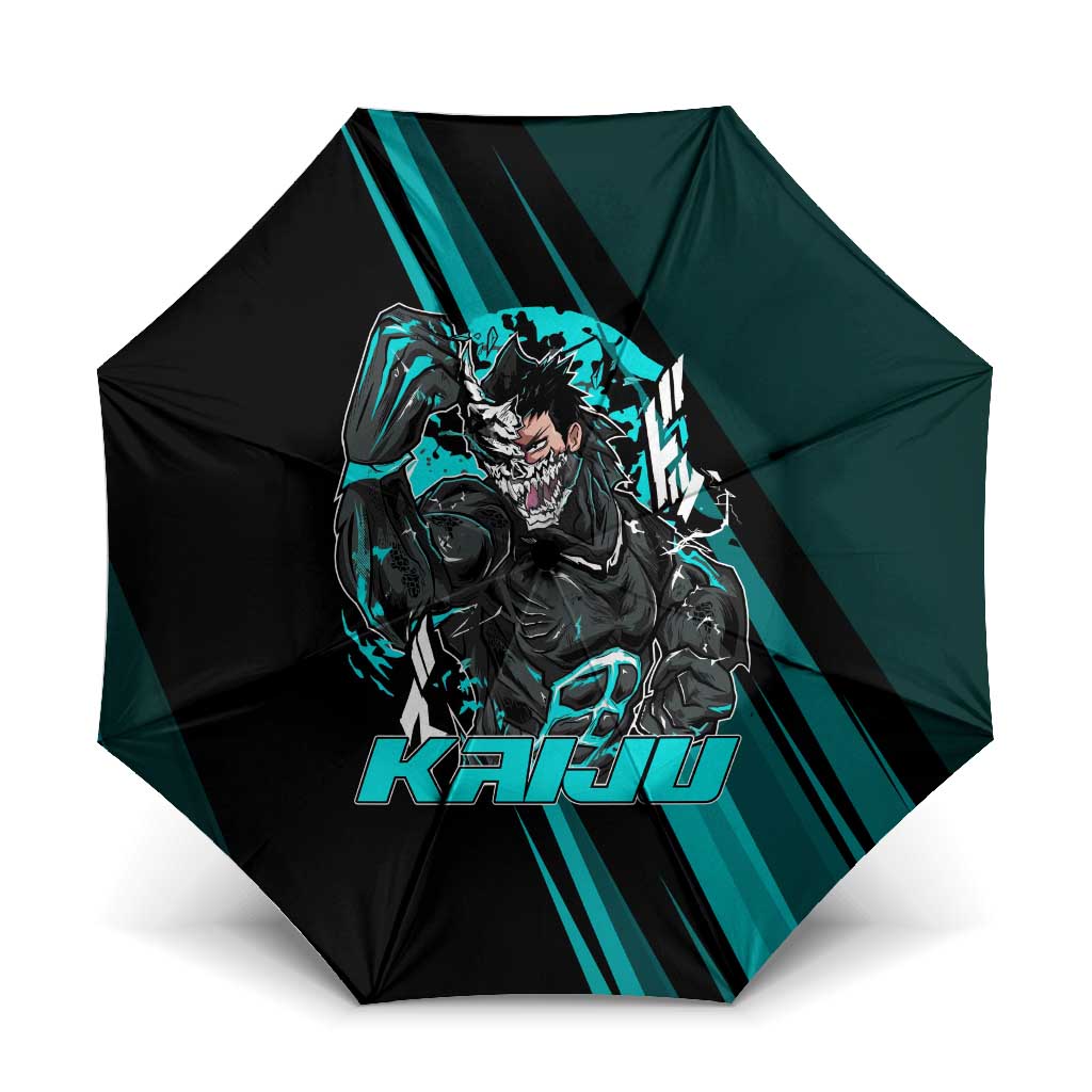 Kaiju No. 8 Monster Form Umbrella Neon Manga Combat Style