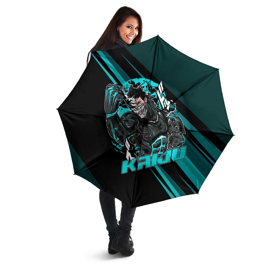Kaiju No. 8 Monster Form Umbrella Neon Manga Combat Style