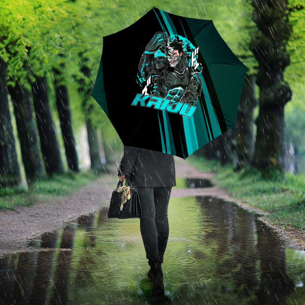 Kaiju No. 8 Monster Form Umbrella Neon Manga Combat Style
