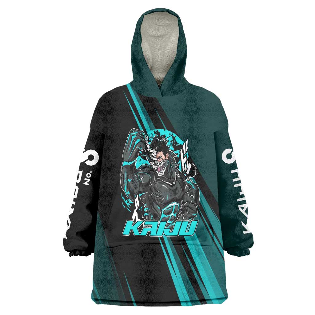 Kaiju No. 8 Monster Form Wearable Blanket Hoodie Neon Manga Combat Style