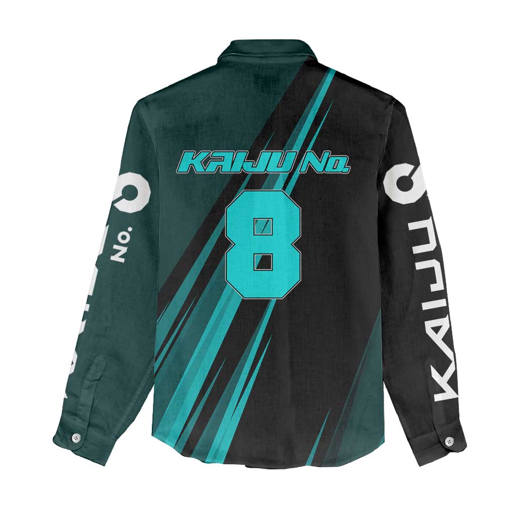 Kaiju No. 8 Monster Form Women Casual Shirt Neon Manga Combat Style
