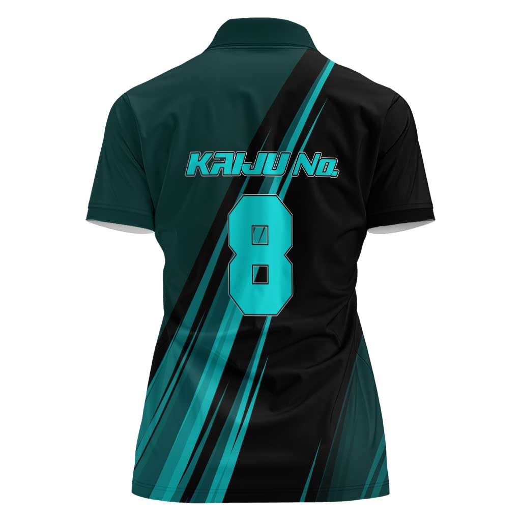 Kaiju No. 8 Monster Form Women Polo Shirt Neon Manga Combat Style