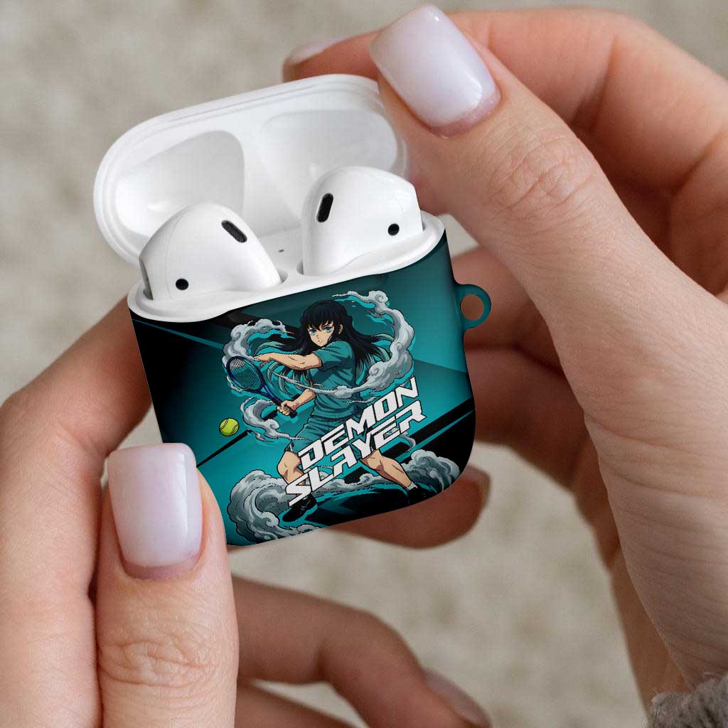 Muichiro Tokito Mist Hashira AirPods Case Sporty Anime Mashup Style