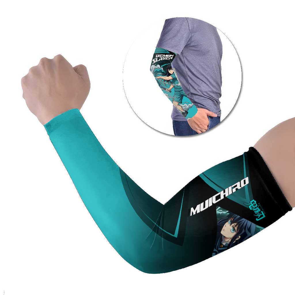 Muichiro Tokito Mist Hashira Arm Sleeves Sporty Anime Mashup Style