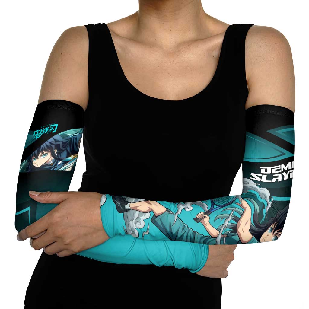 Muichiro Tokito Mist Hashira Arm Sleeves Sporty Anime Mashup Style