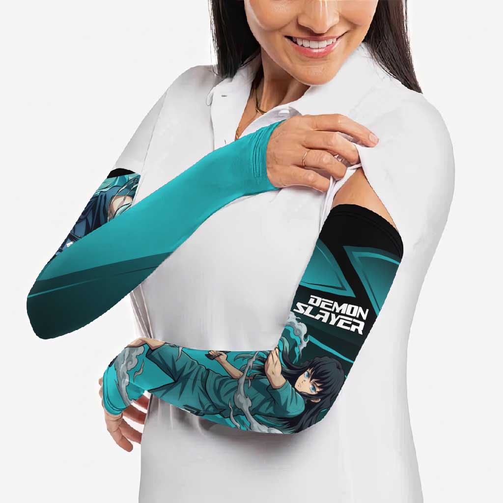 Muichiro Tokito Mist Hashira Arm Sleeves Sporty Anime Mashup Style