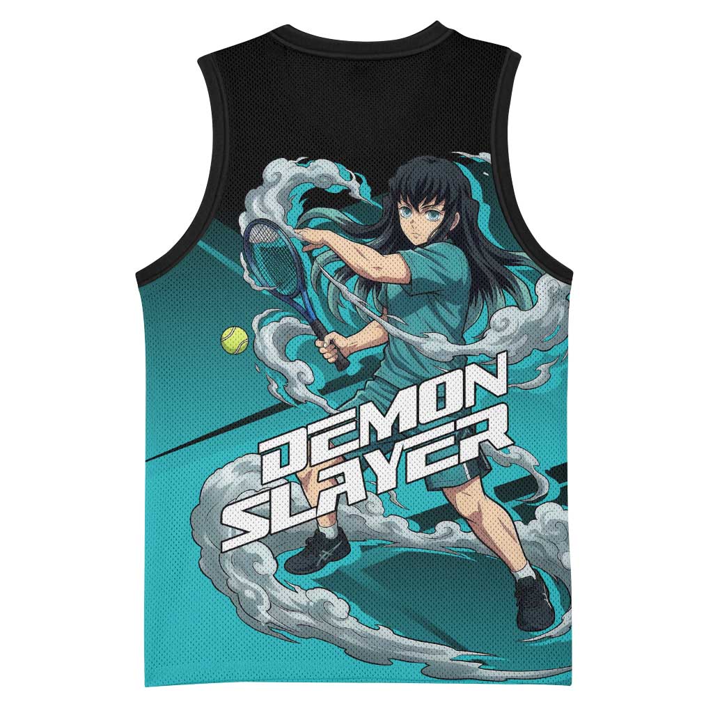 Muichiro Tokito Mist Hashira Basketball Jersey Sporty Anime Mashup Style