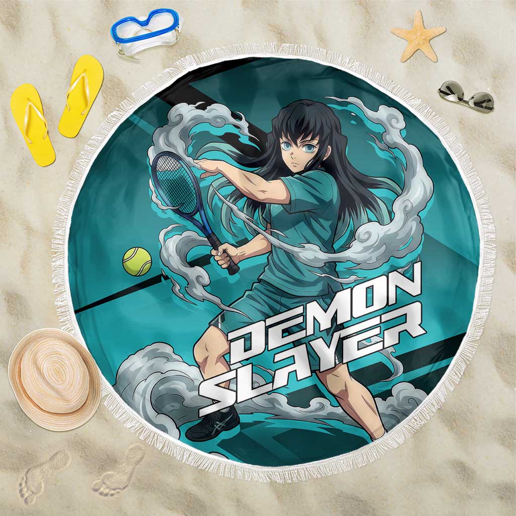 Muichiro Tokito Mist Hashira Beach Blanket Sporty Anime Mashup Style