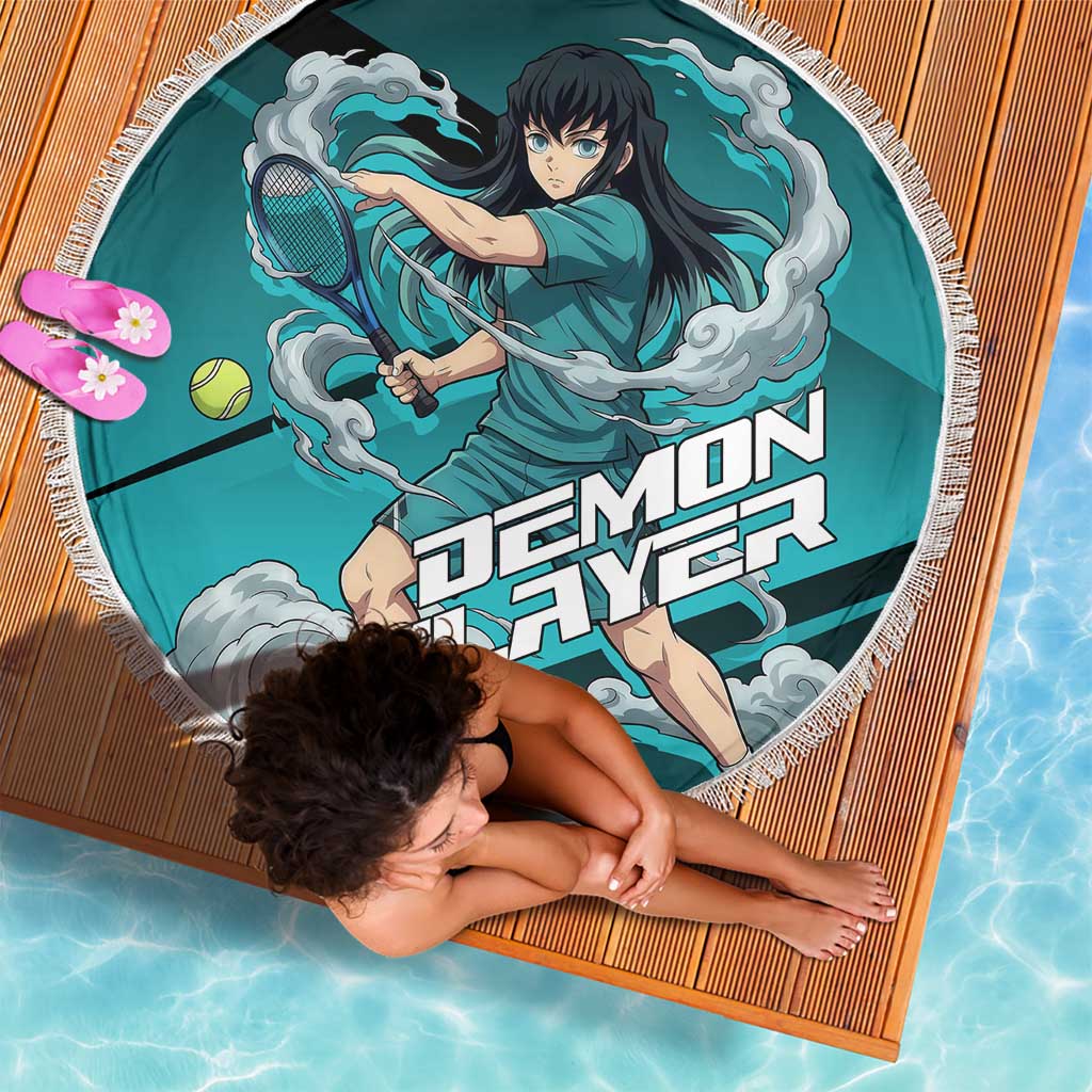 Muichiro Tokito Mist Hashira Beach Blanket Sporty Anime Mashup Style
