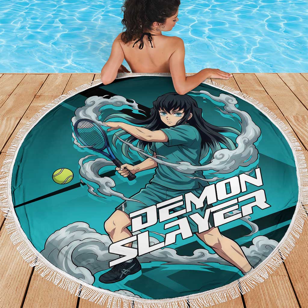 Muichiro Tokito Mist Hashira Beach Blanket Sporty Anime Mashup Style