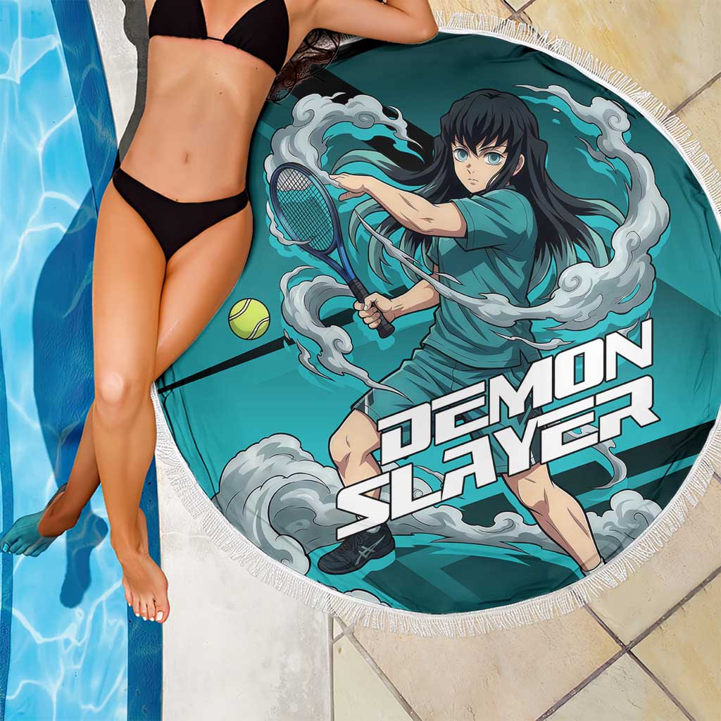 Muichiro Tokito Mist Hashira Beach Blanket Sporty Anime Mashup Style