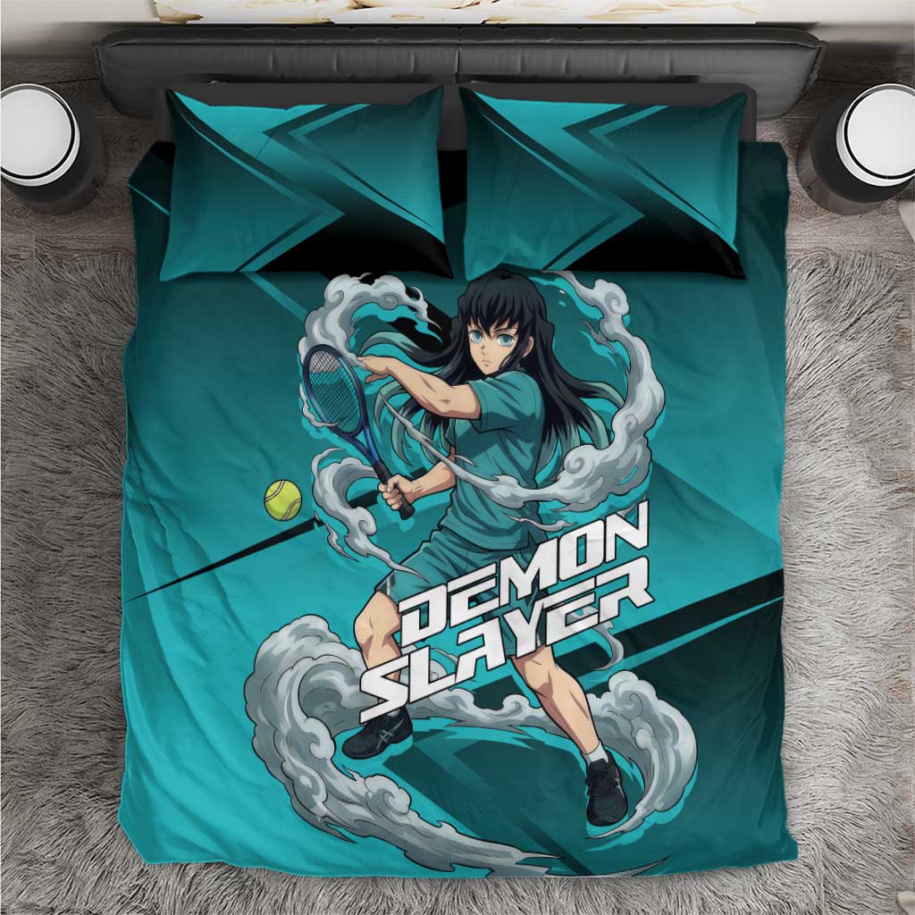 Muichiro Tokito Mist Hashira Bedding Set Sporty Anime Mashup Style