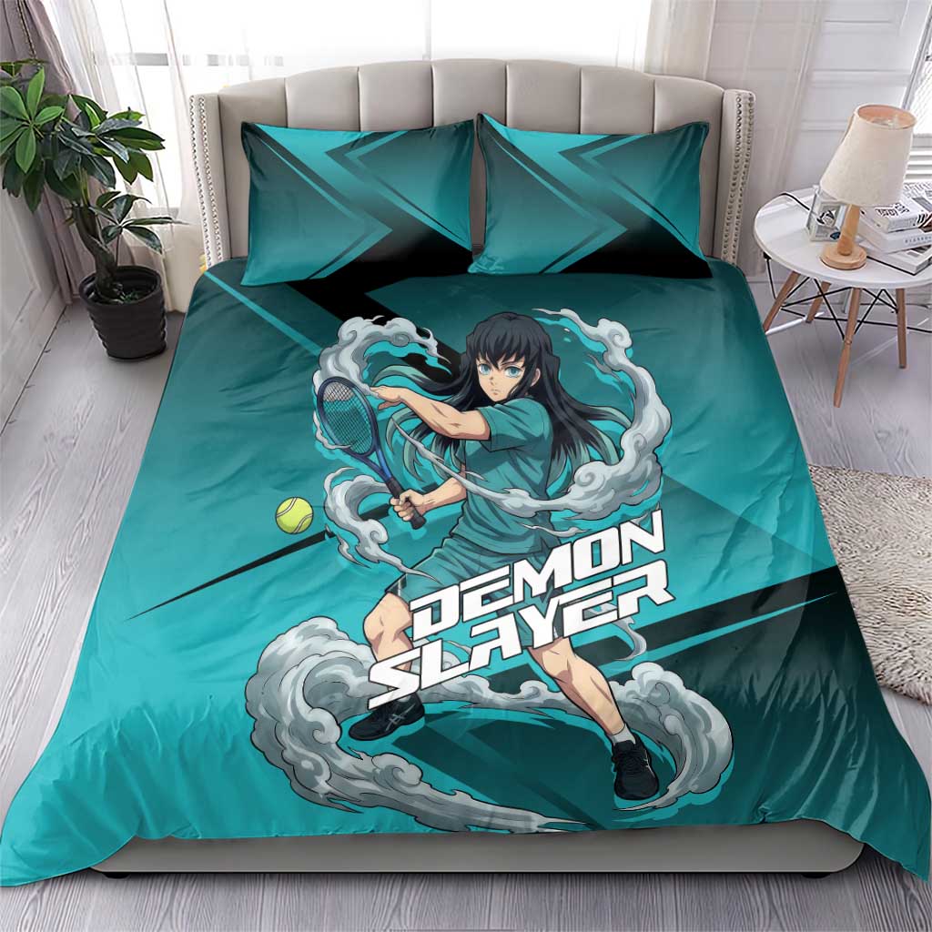 Muichiro Tokito Mist Hashira Bedding Set Sporty Anime Mashup Style