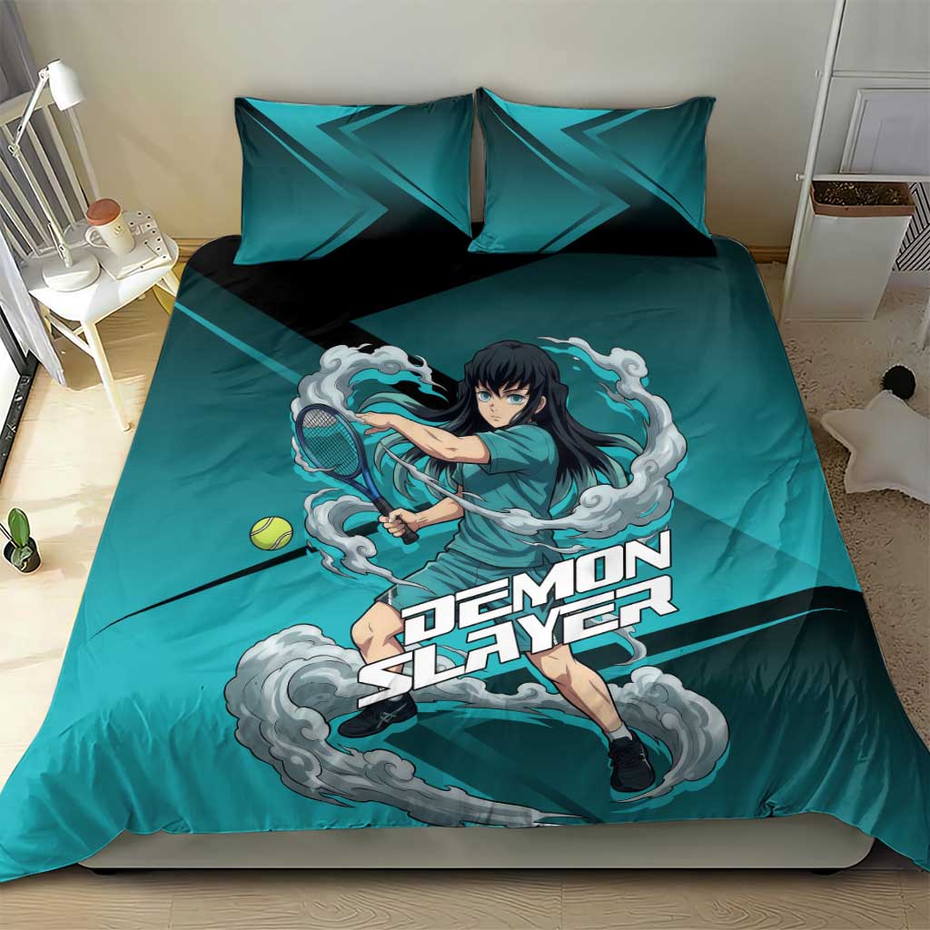 Muichiro Tokito Mist Hashira Bedding Set Sporty Anime Mashup Style