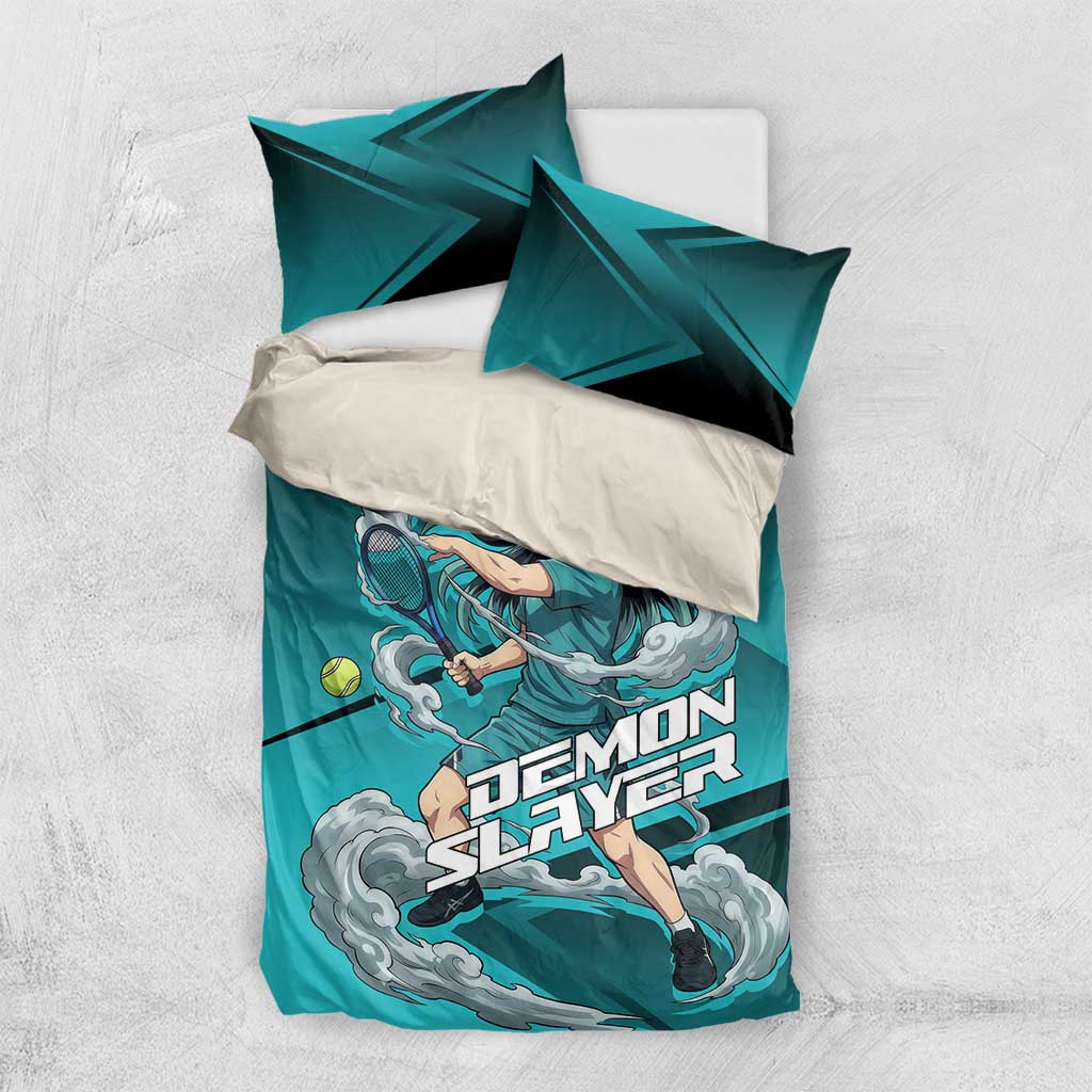 Muichiro Tokito Mist Hashira Bedding Set Sporty Anime Mashup Style
