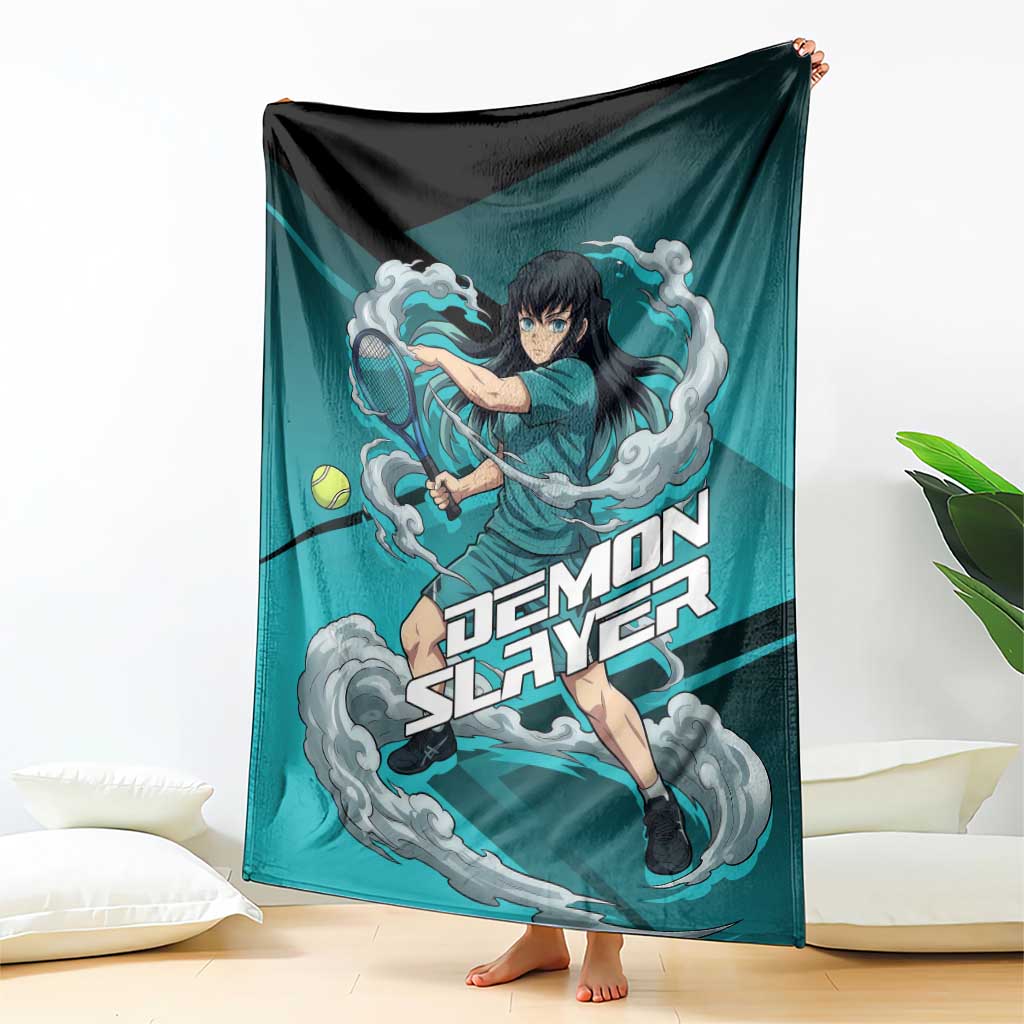 Muichiro Tokito Mist Hashira Blanket Sporty Anime Mashup Style