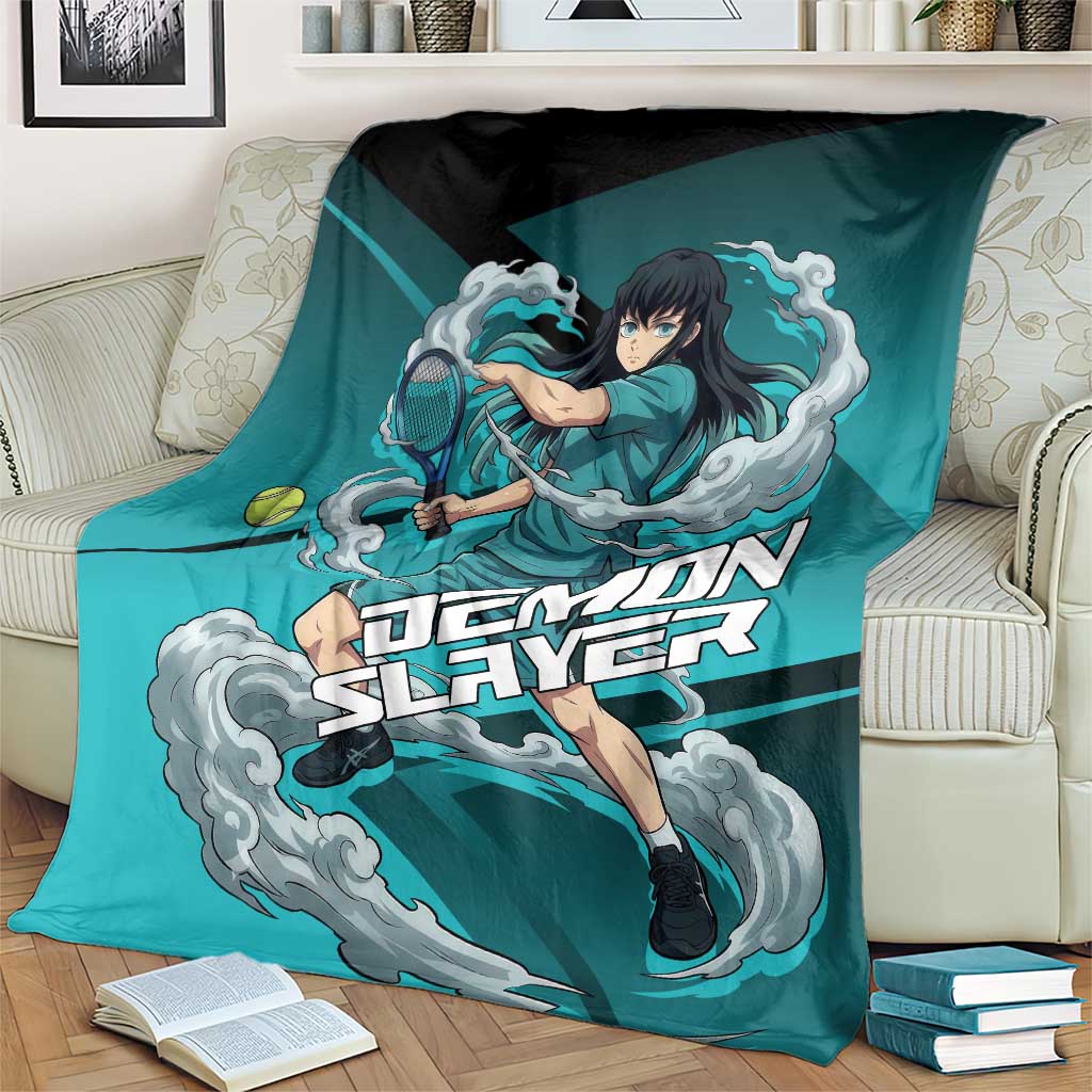 Muichiro Tokito Mist Hashira Blanket Sporty Anime Mashup Style