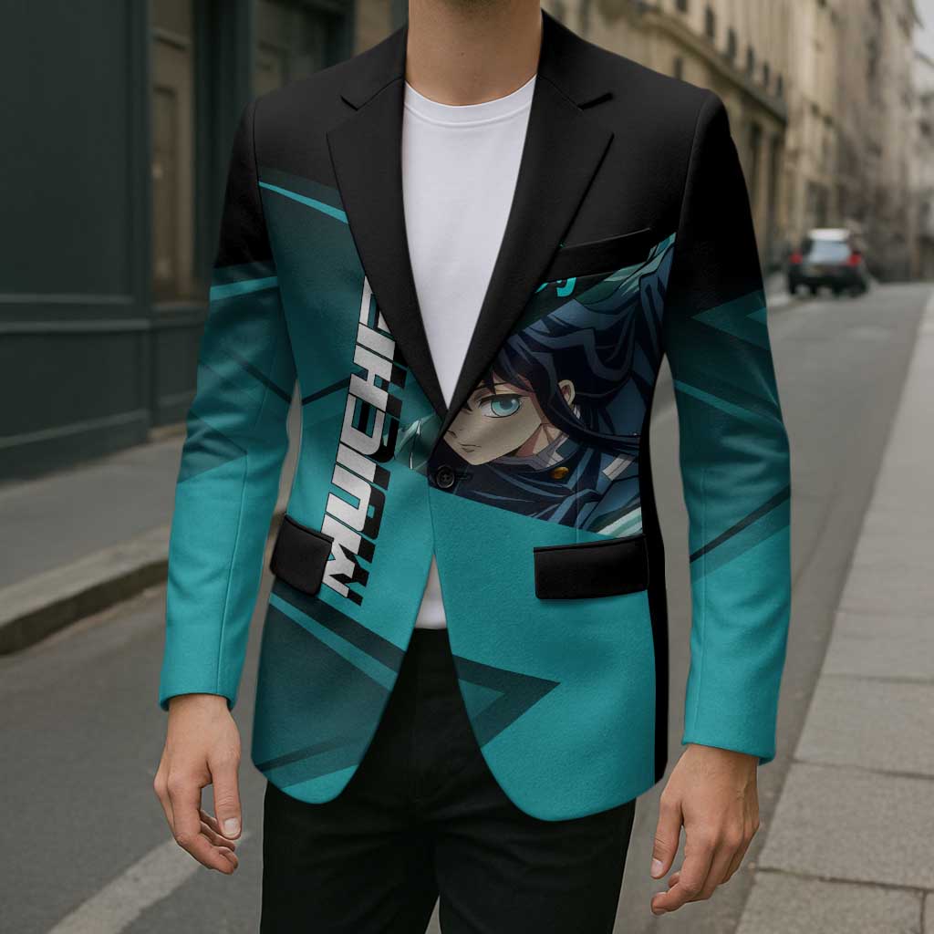 Muichiro Tokito Mist Hashira Blazer Sporty Anime Mashup Style
