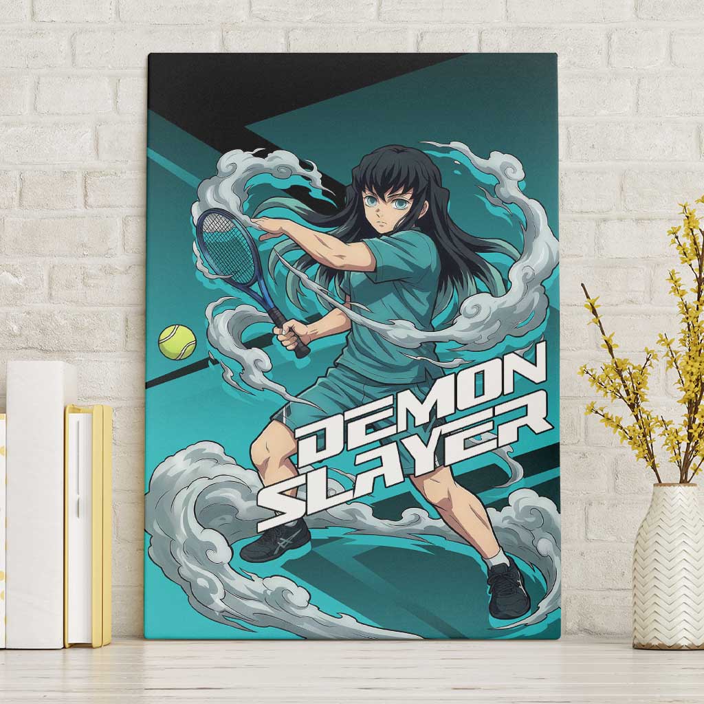 Muichiro Tokito Mist Hashira Canvas Wall Art Sporty Anime Mashup Style