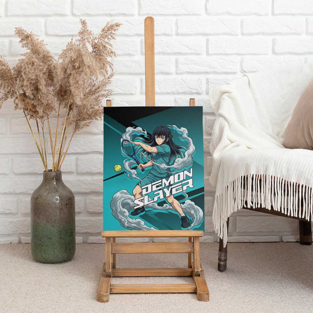 Muichiro Tokito Mist Hashira Canvas Wall Art Sporty Anime Mashup Style