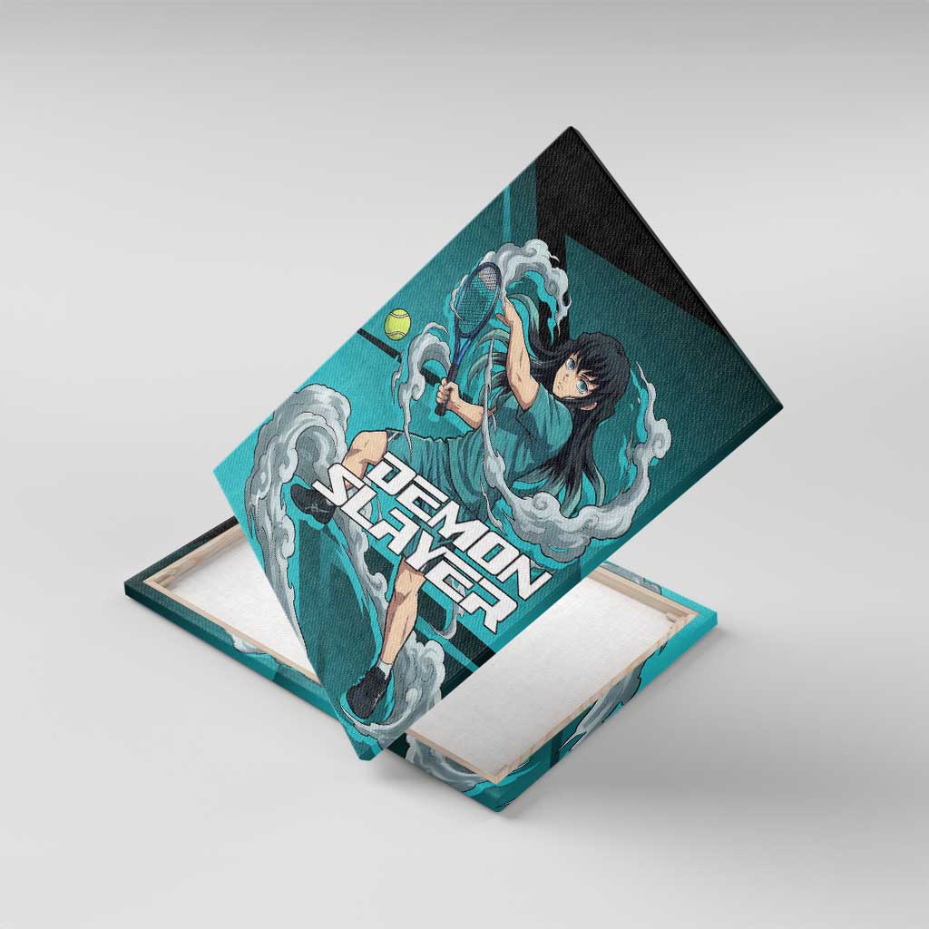 Muichiro Tokito Mist Hashira Canvas Wall Art Sporty Anime Mashup Style