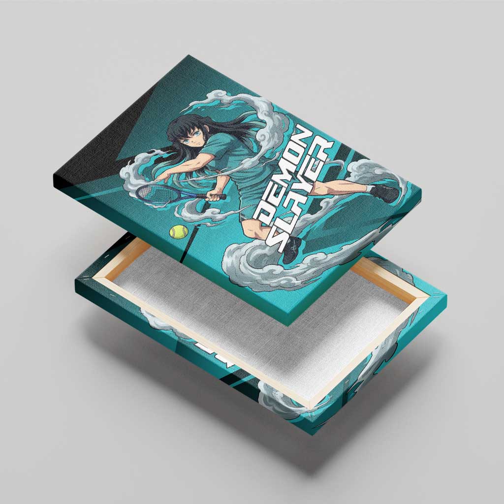 Muichiro Tokito Mist Hashira Canvas Wall Art Sporty Anime Mashup Style