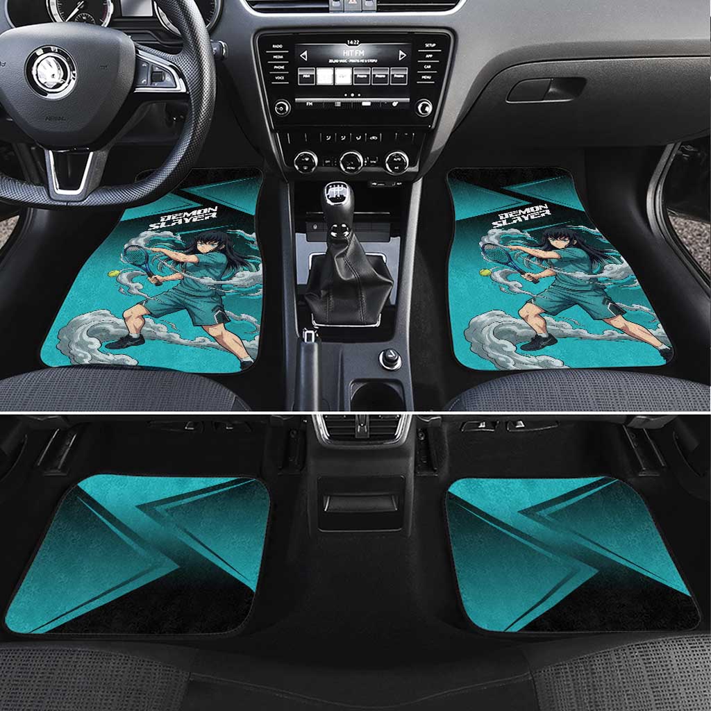 Muichiro Tokito Mist Hashira Car Mats Sporty Anime Mashup Style