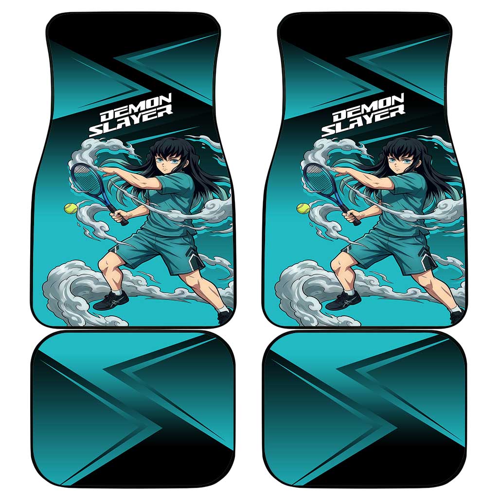Muichiro Tokito Mist Hashira Car Mats Sporty Anime Mashup Style
