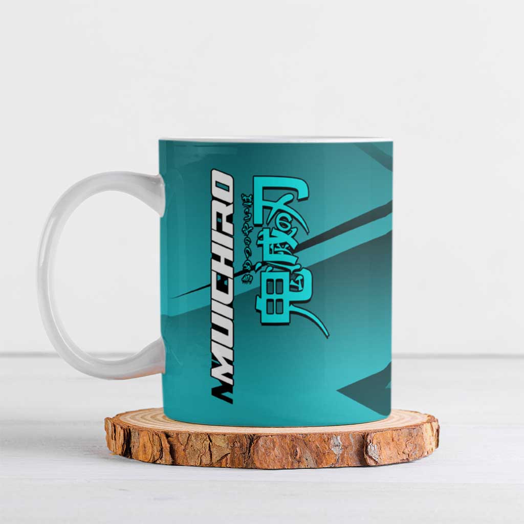 Muichiro Tokito Mist Hashira Ceramic Mug Sporty Anime Mashup Style