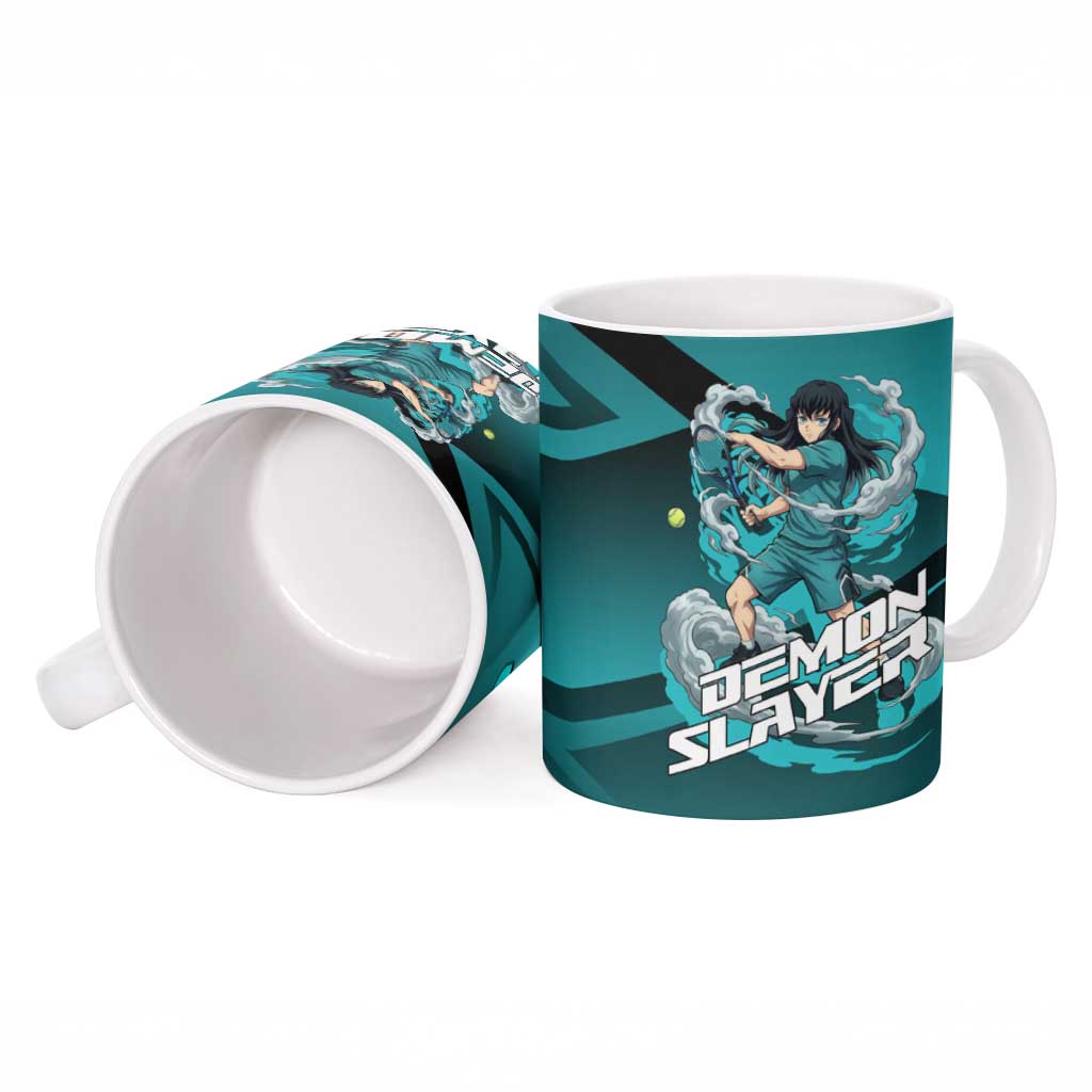 Muichiro Tokito Mist Hashira Ceramic Mug Sporty Anime Mashup Style
