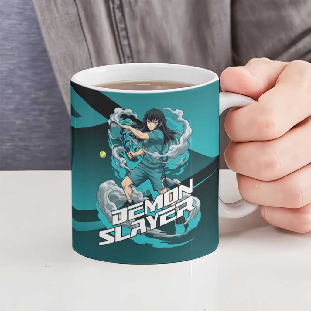 Muichiro Tokito Mist Hashira Ceramic Mug Sporty Anime Mashup Style