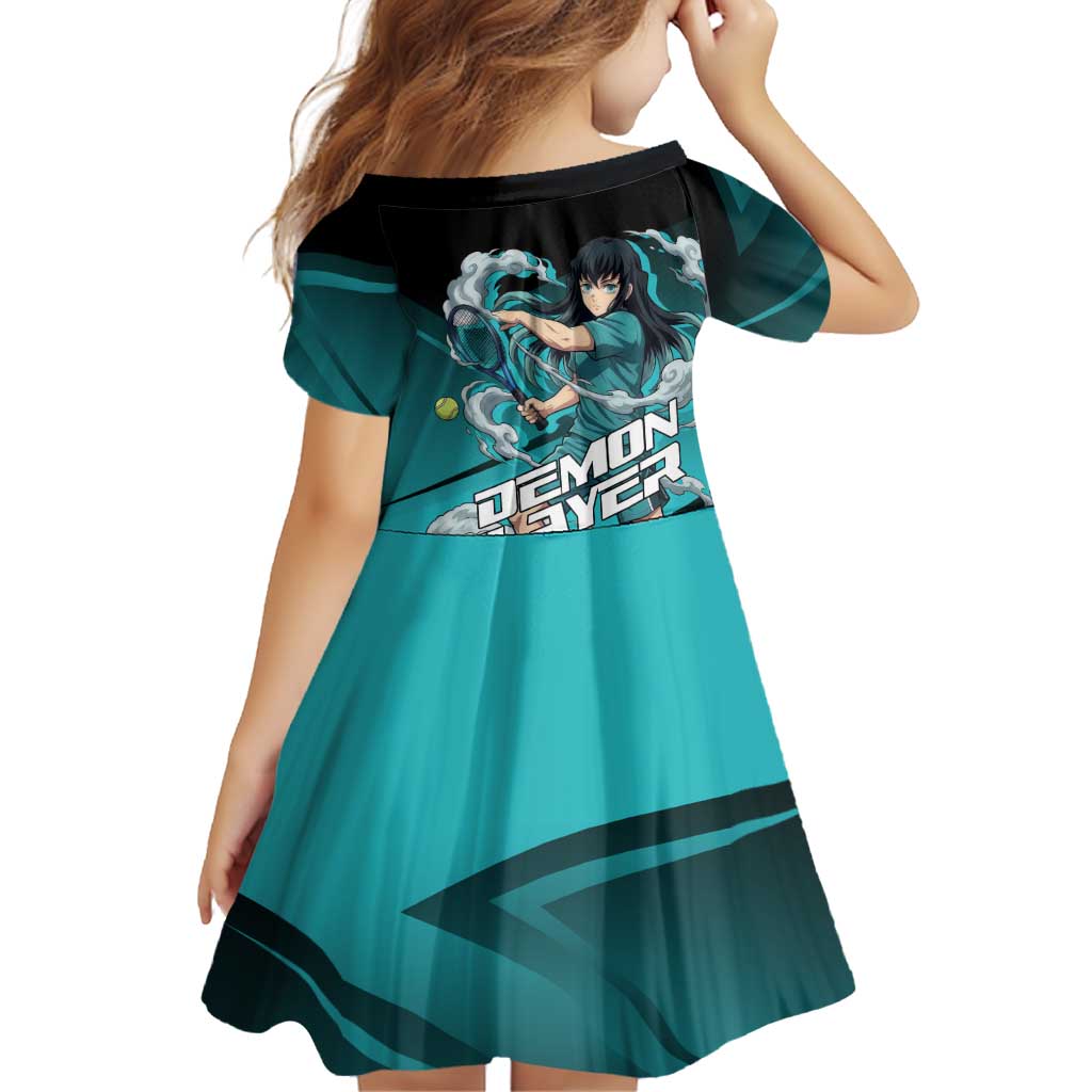 Muichiro Tokito Mist Hashira Family Matching Tank Maxi Dress and Hawaiian Shirt Sporty Anime Mashup Style