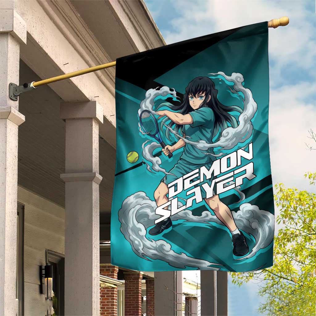 Muichiro Tokito Mist Hashira Garden Flag Sporty Anime Mashup Style