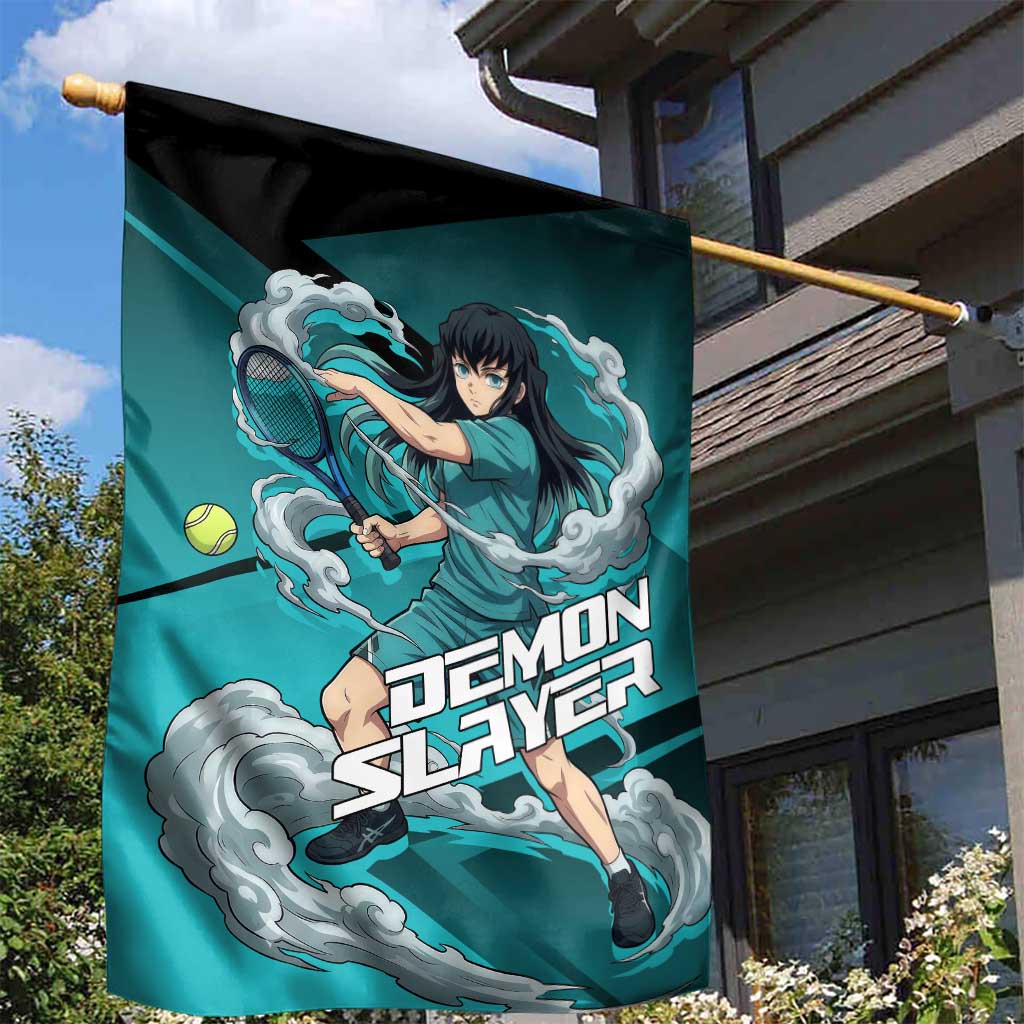 Muichiro Tokito Mist Hashira Garden Flag Sporty Anime Mashup Style