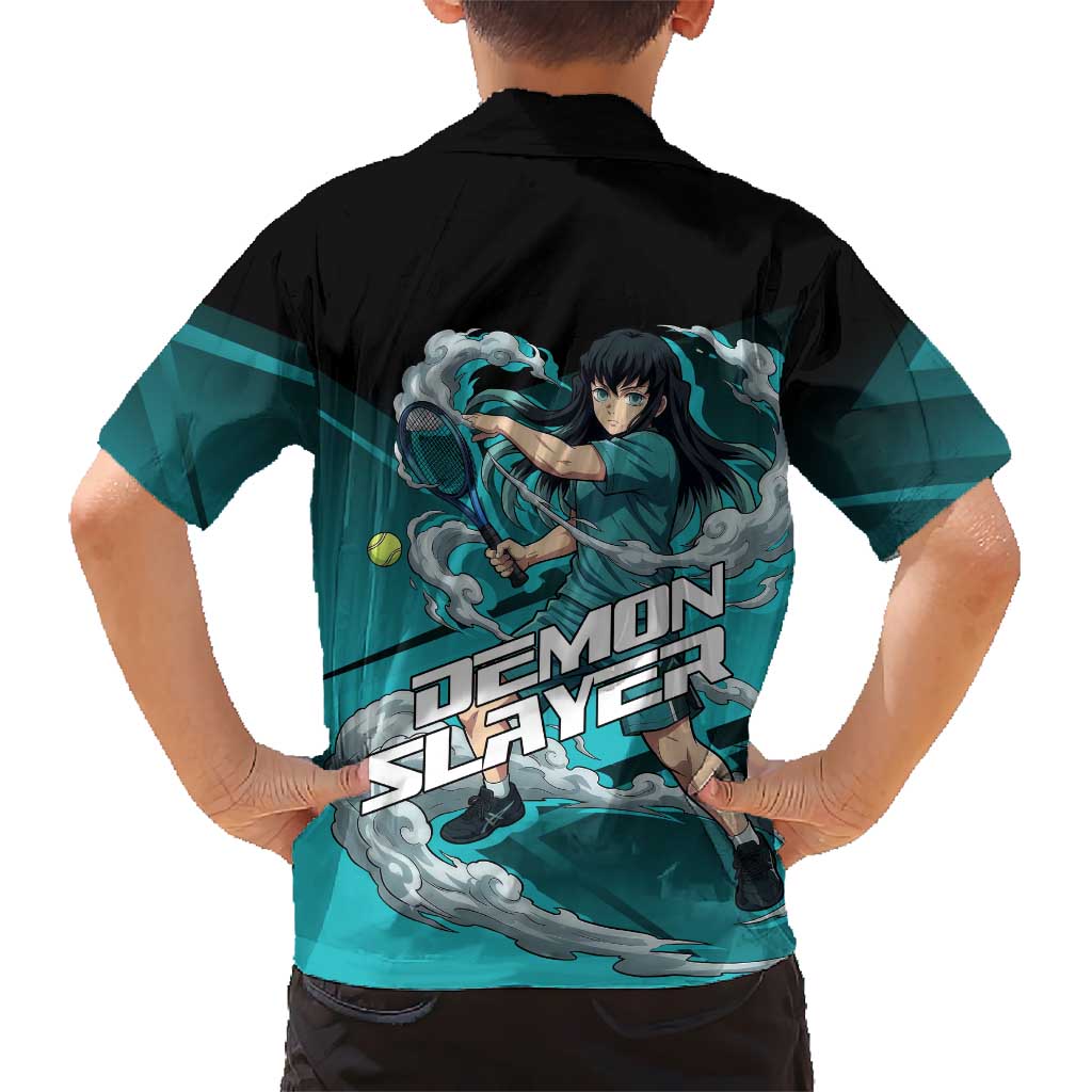 Muichiro Tokito Mist Hashira Hawaiian Shirt Sporty Anime Mashup Style