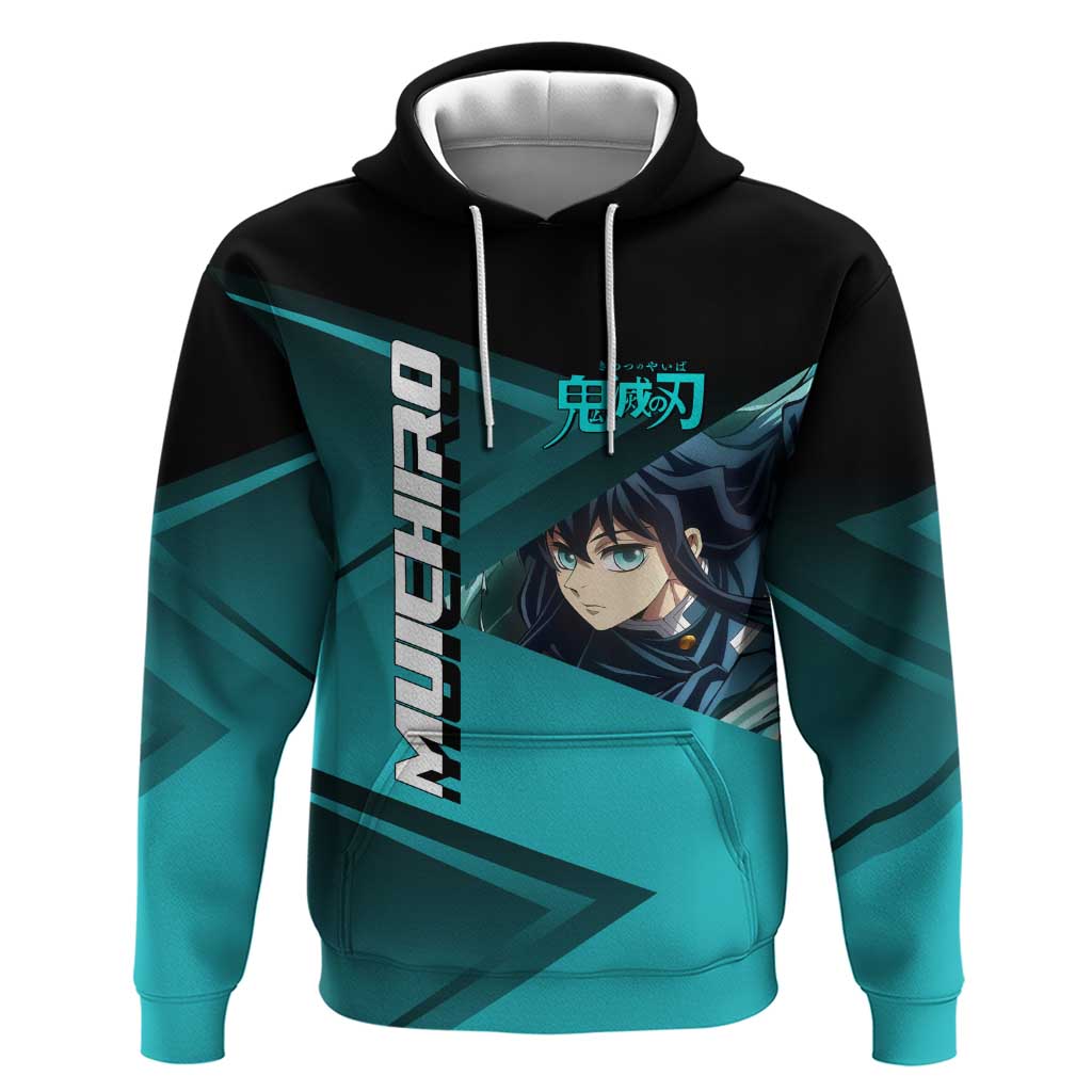 Muichiro Tokito Mist Hashira Hoodie Sporty Anime Mashup Style