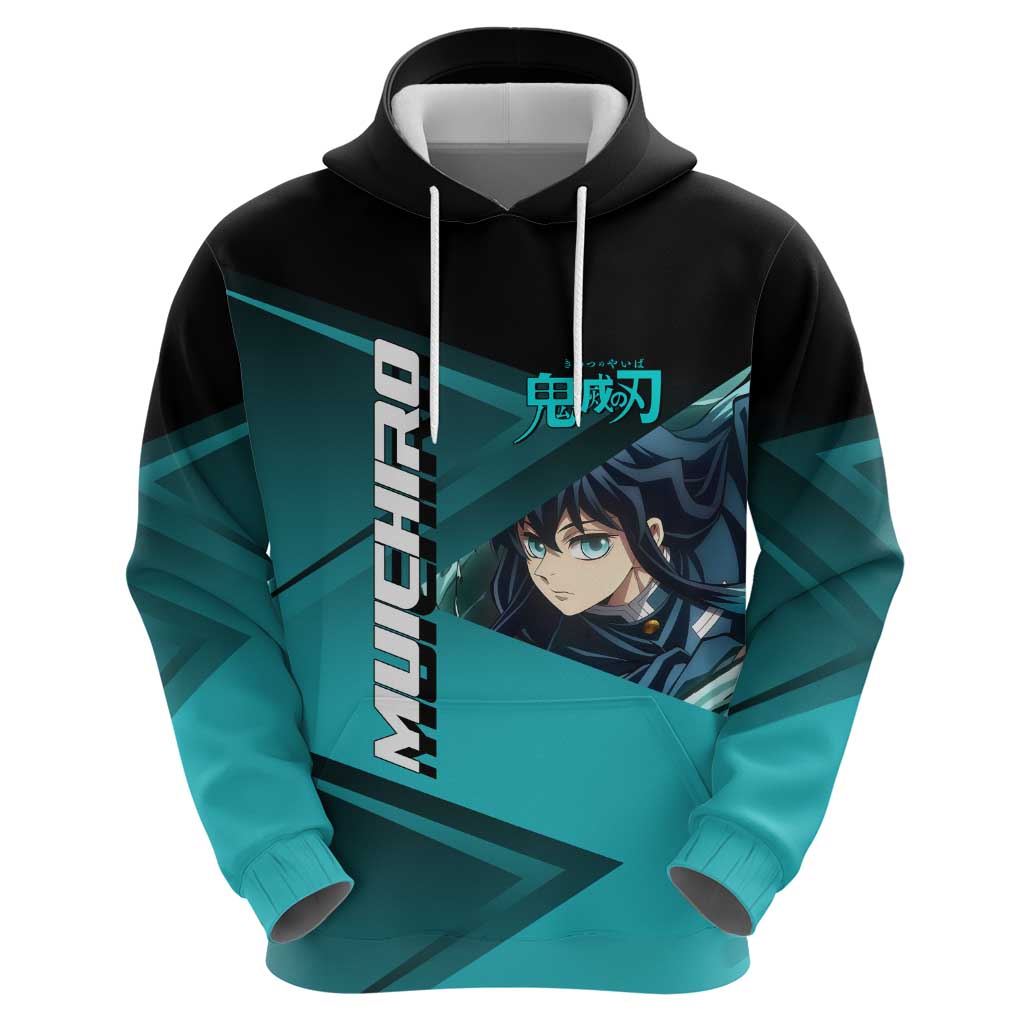 Muichiro Tokito Mist Hashira Hoodie Sporty Anime Mashup Style