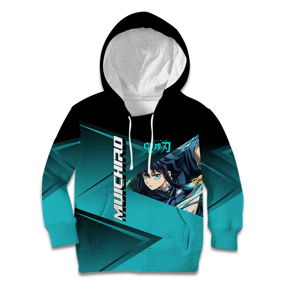 Muichiro Tokito Mist Hashira Kid Hoodie Sporty Anime Mashup Style