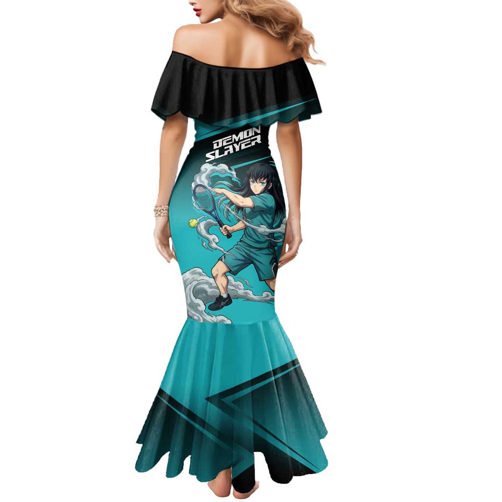 Muichiro Tokito Mist Hashira Mermaid Dress Sporty Anime Mashup Style