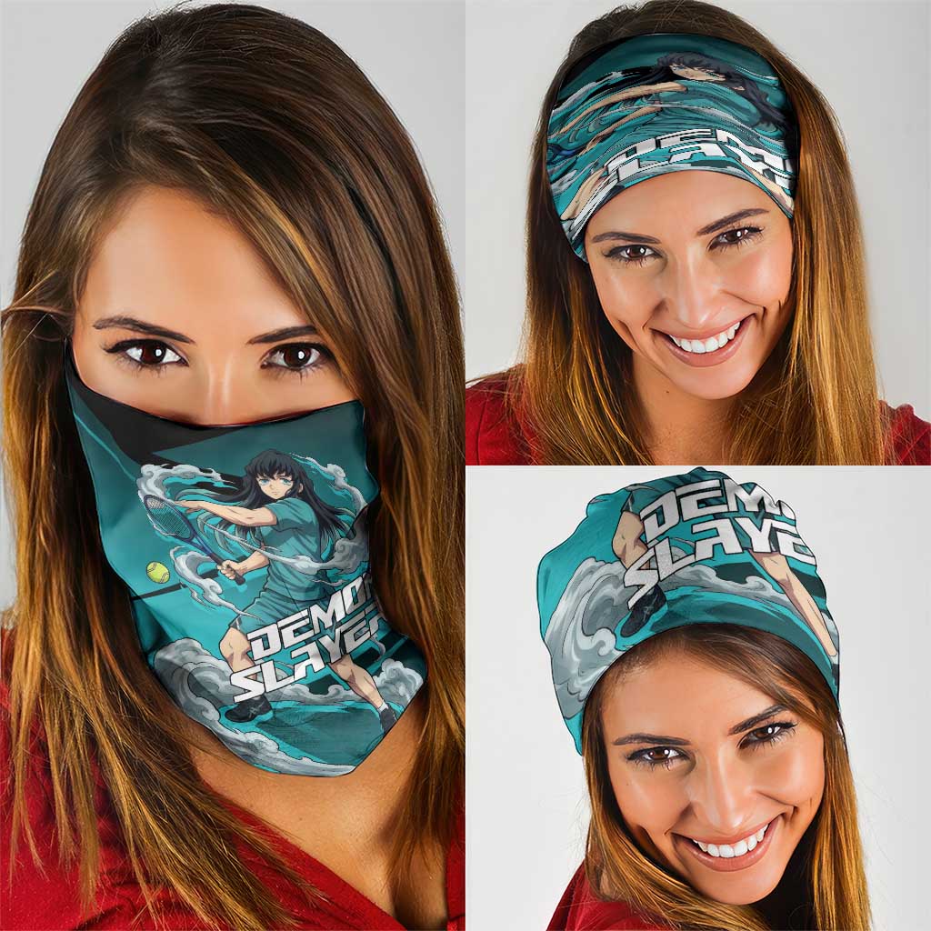 Muichiro Tokito Mist Hashira Neck Gaiter Sporty Anime Mashup Style