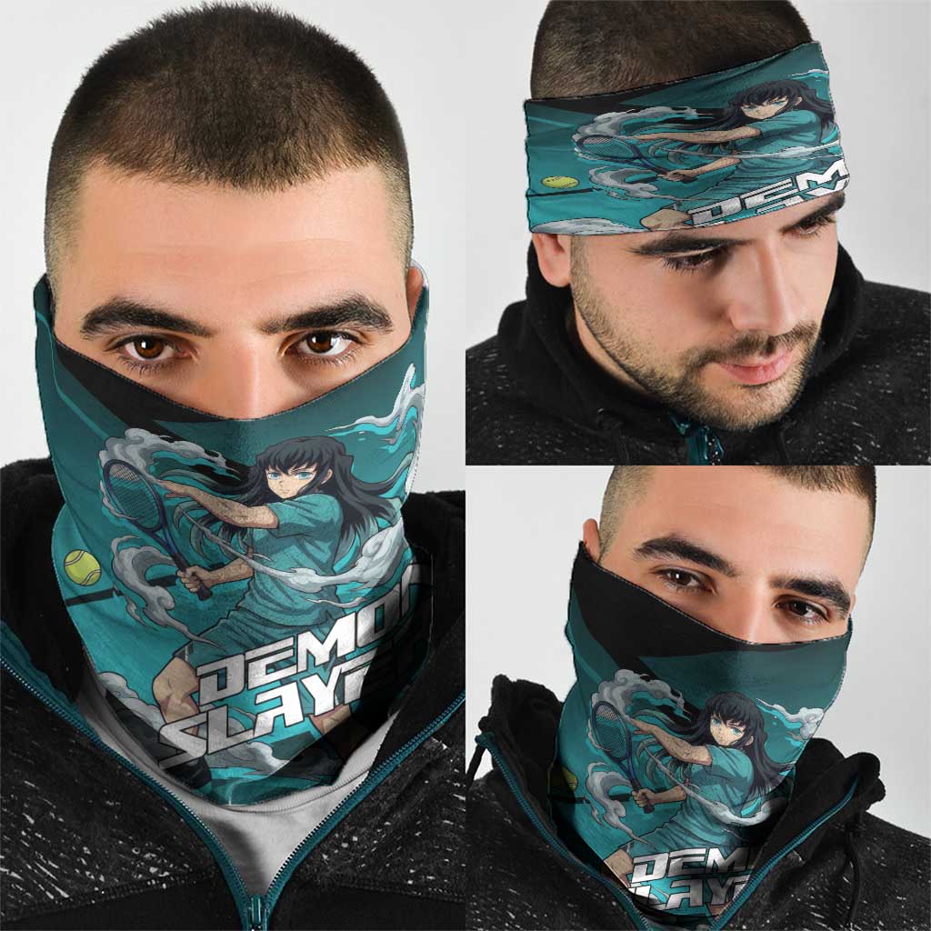 Muichiro Tokito Mist Hashira Neck Gaiter Sporty Anime Mashup Style