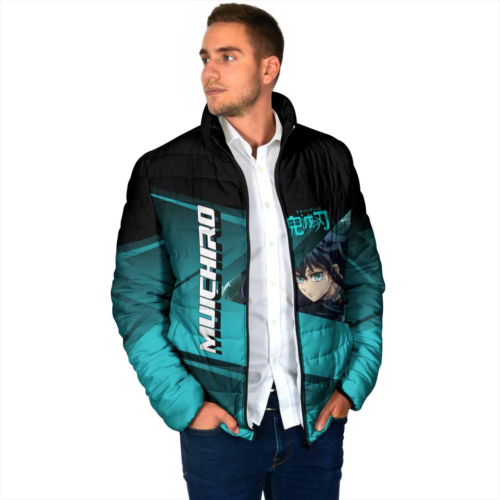 Muichiro Tokito Mist Hashira Padded Jacket Sporty Anime Mashup Style