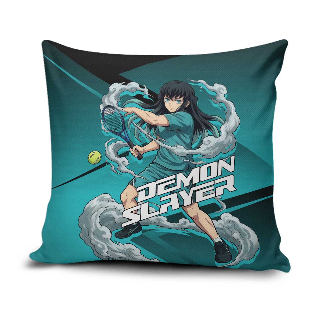 Muichiro Tokito Mist Hashira Pillow Cover Sporty Anime Mashup Style