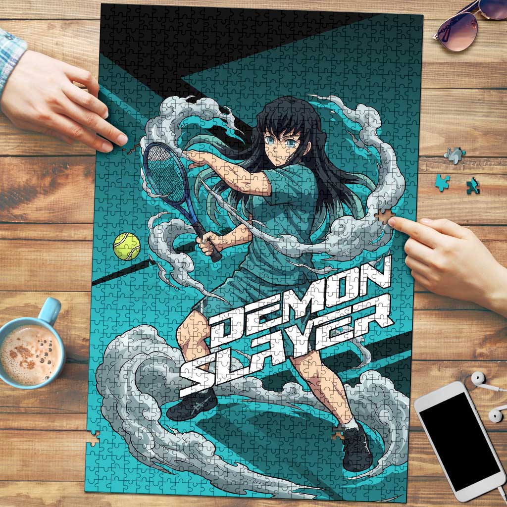 Muichiro Tokito Mist Hashira Puzzle Sporty Anime Mashup Style