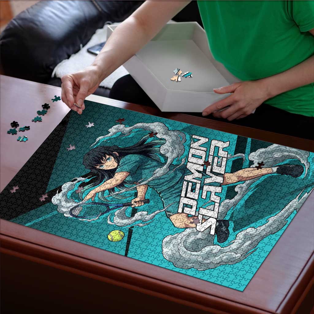 Muichiro Tokito Mist Hashira Puzzle Sporty Anime Mashup Style