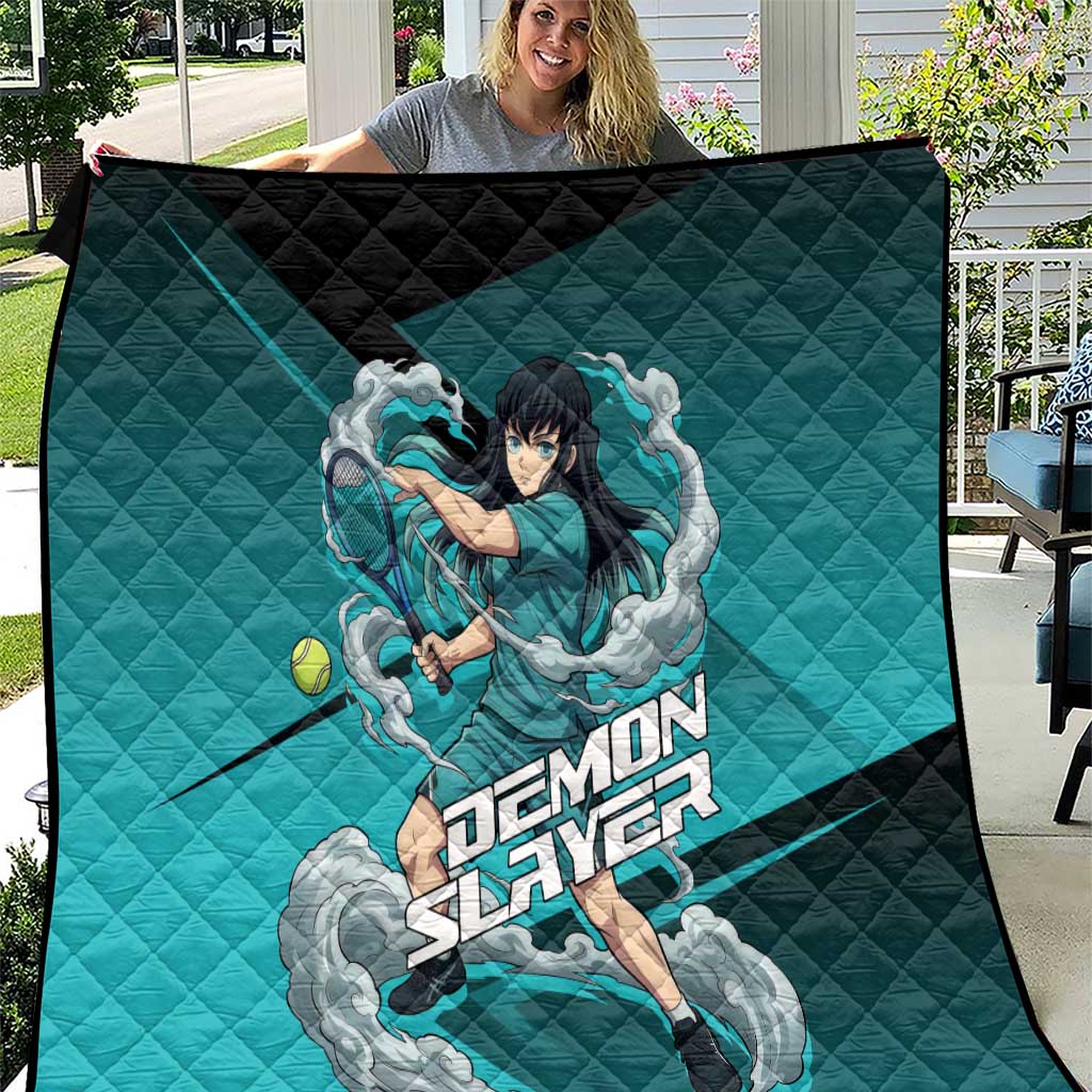 Muichiro Tokito Mist Hashira Quilt Sporty Anime Mashup Style
