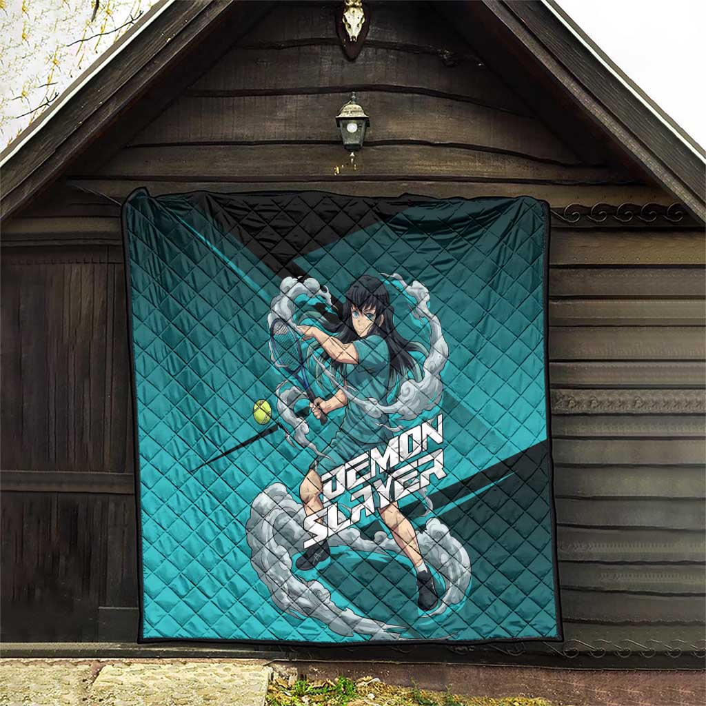 Muichiro Tokito Mist Hashira Quilt Sporty Anime Mashup Style