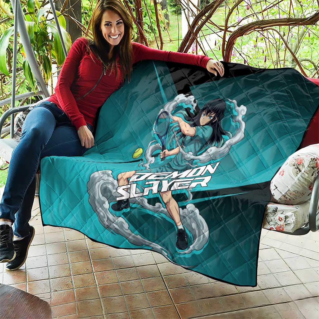 Muichiro Tokito Mist Hashira Quilt Sporty Anime Mashup Style