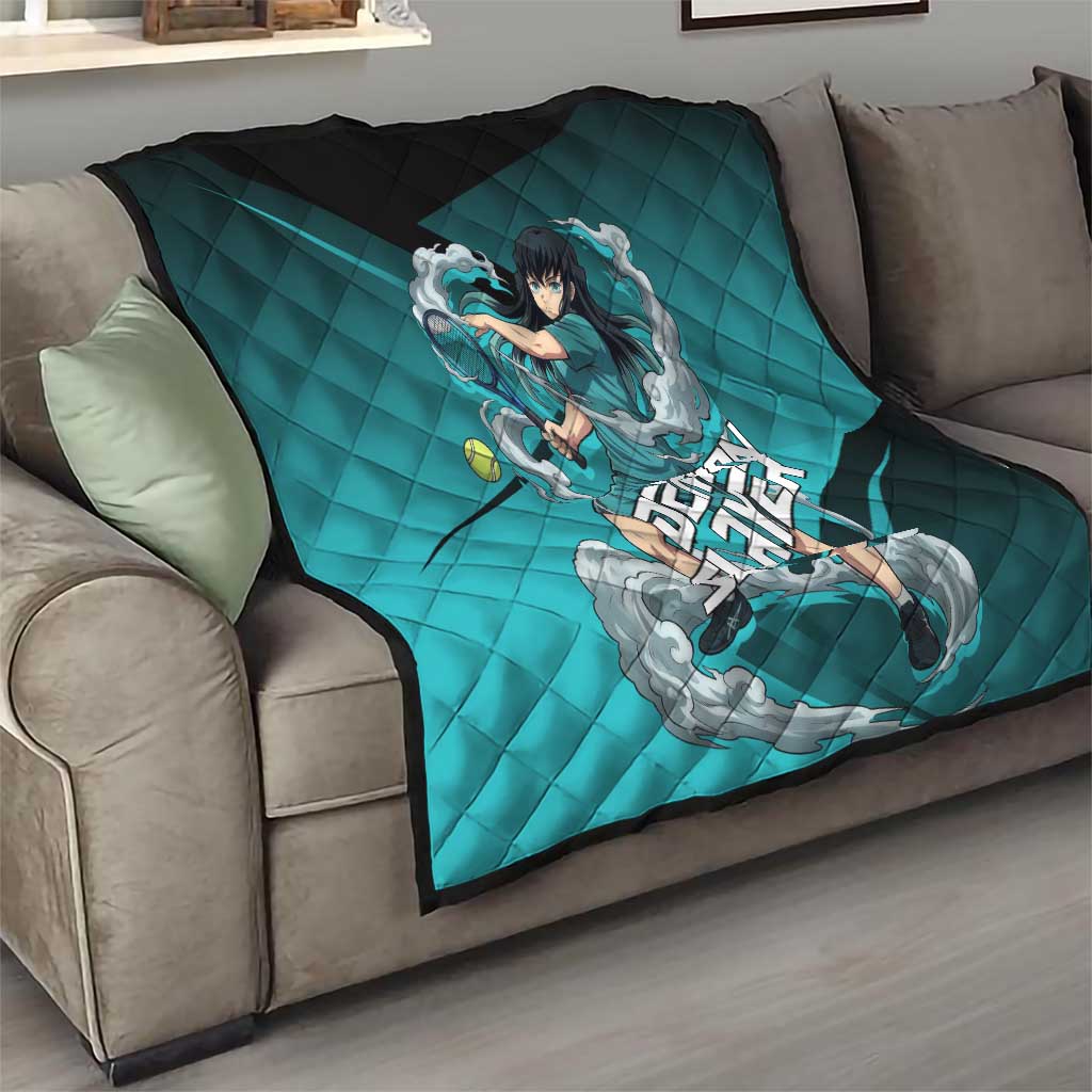 Muichiro Tokito Mist Hashira Quilt Sporty Anime Mashup Style