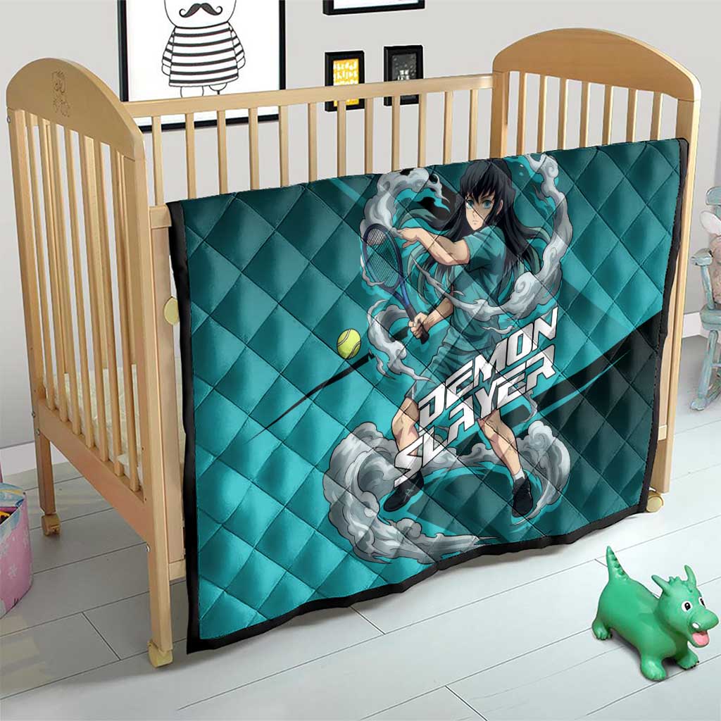 Muichiro Tokito Mist Hashira Quilt Sporty Anime Mashup Style